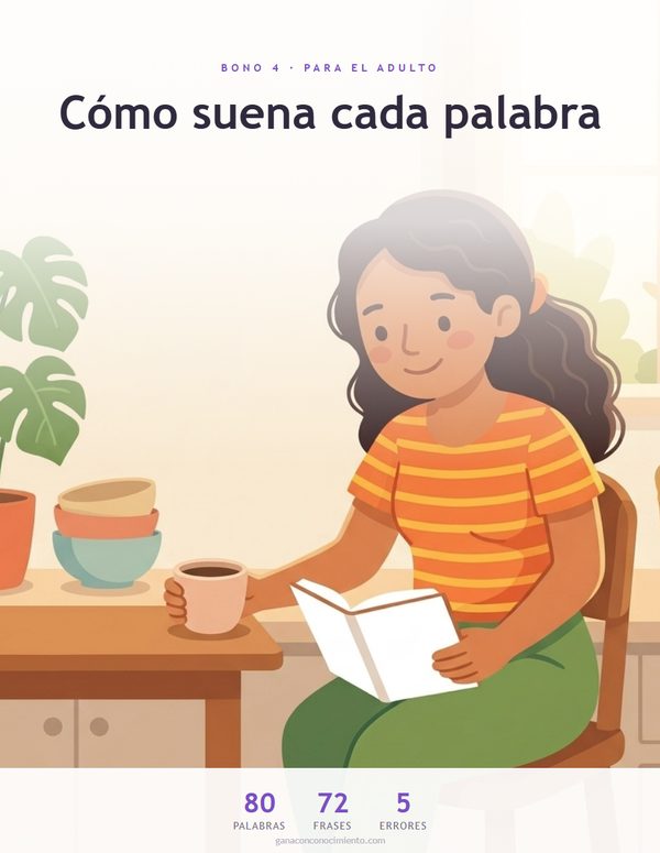 Bono 4 · Cómo suena cada palabra